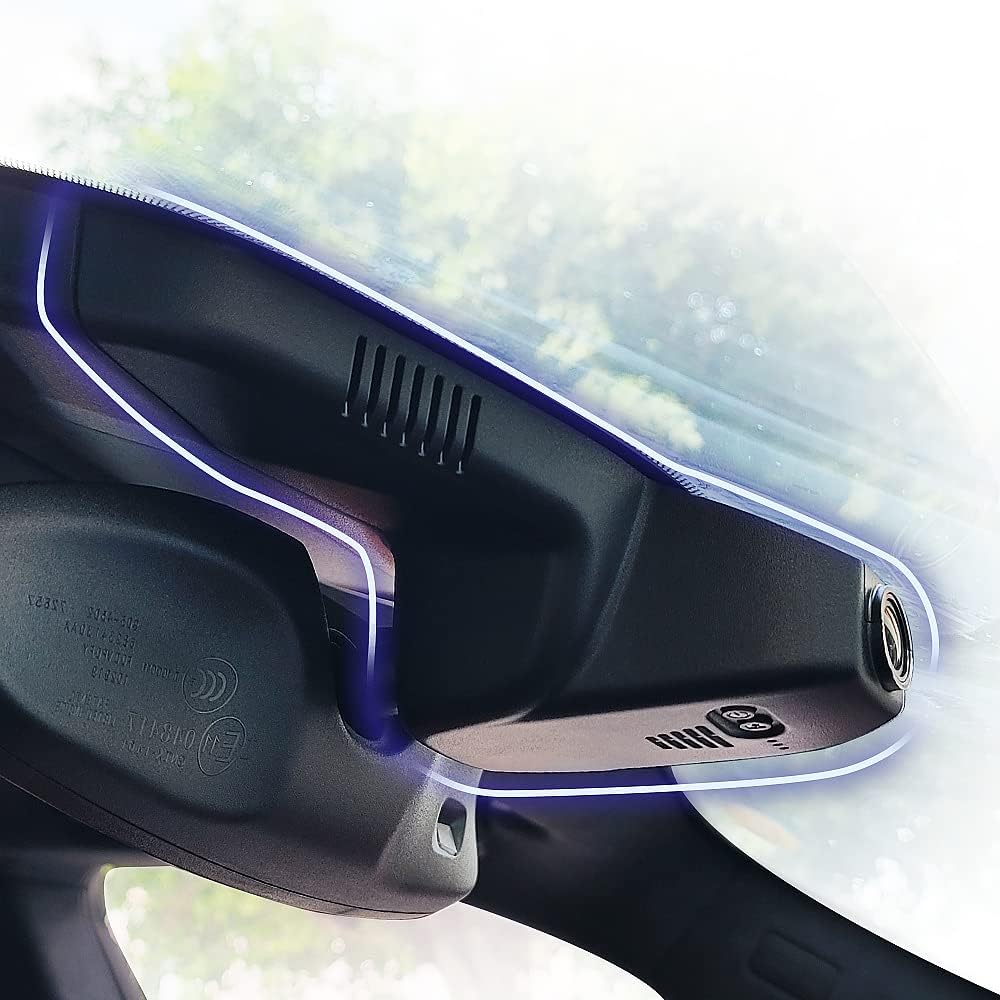 Fitcamx Cámara de tablero 4K adecuada para Maserati Quattroporte Ghibli GT S Q4 Gransport 2017 2018 2019 2020 2021 2022, aspecto OEM, video WiFi