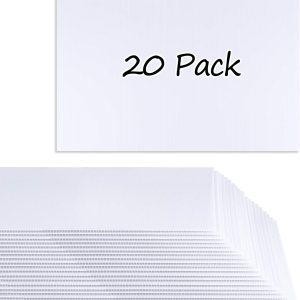 PLULON 20 letreros en blanco para patio, 17 x 12 pulgadas, tablero de plástico corrugado, letrero de tablero, letrero de césped para alquiler, venta PLULON 20 letreros en blanco para patio, 17 x 12 pulgadas, tablero de plástico corrugado, letrero de tablero, letrero de césped para alquiler, venta