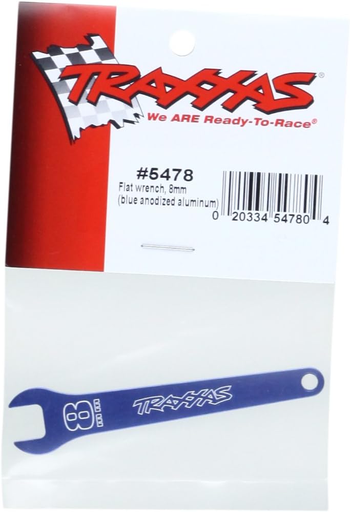 Traxxas 5478 Llave plana 0.315 in, azul
