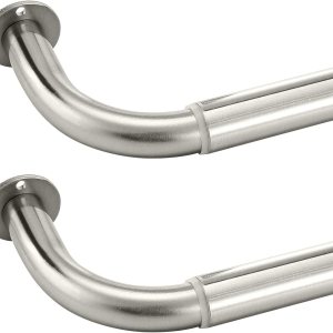 ZYRW Varillas de cortina Warp Alrededor, 2 paquetes de barras de cortina de níquel para ventana de 28 a 48 pulgadas, barras de cortina de ZYRW Varillas de cortina Warp Alrededor, 2 paquetes de barras de cortina de níquel para ventana de 28 a 48 pulgadas, barras de cortina de