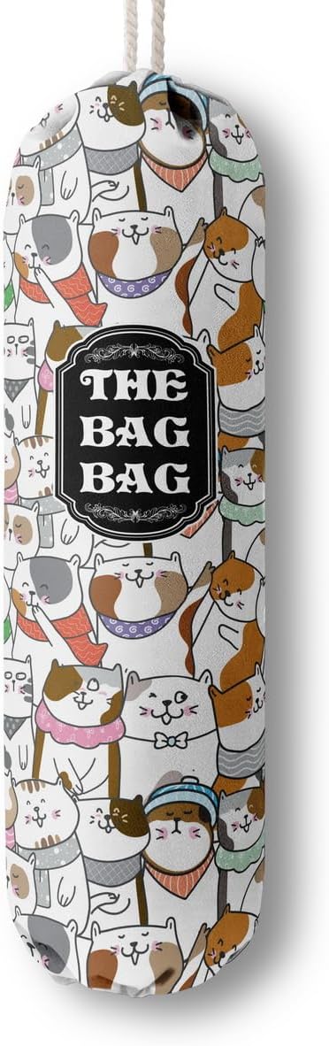 Organizador de bolsas de comestibles para bolsas de compras, bolsas de plástico de montaje en pared, dispensadores de contenedores de