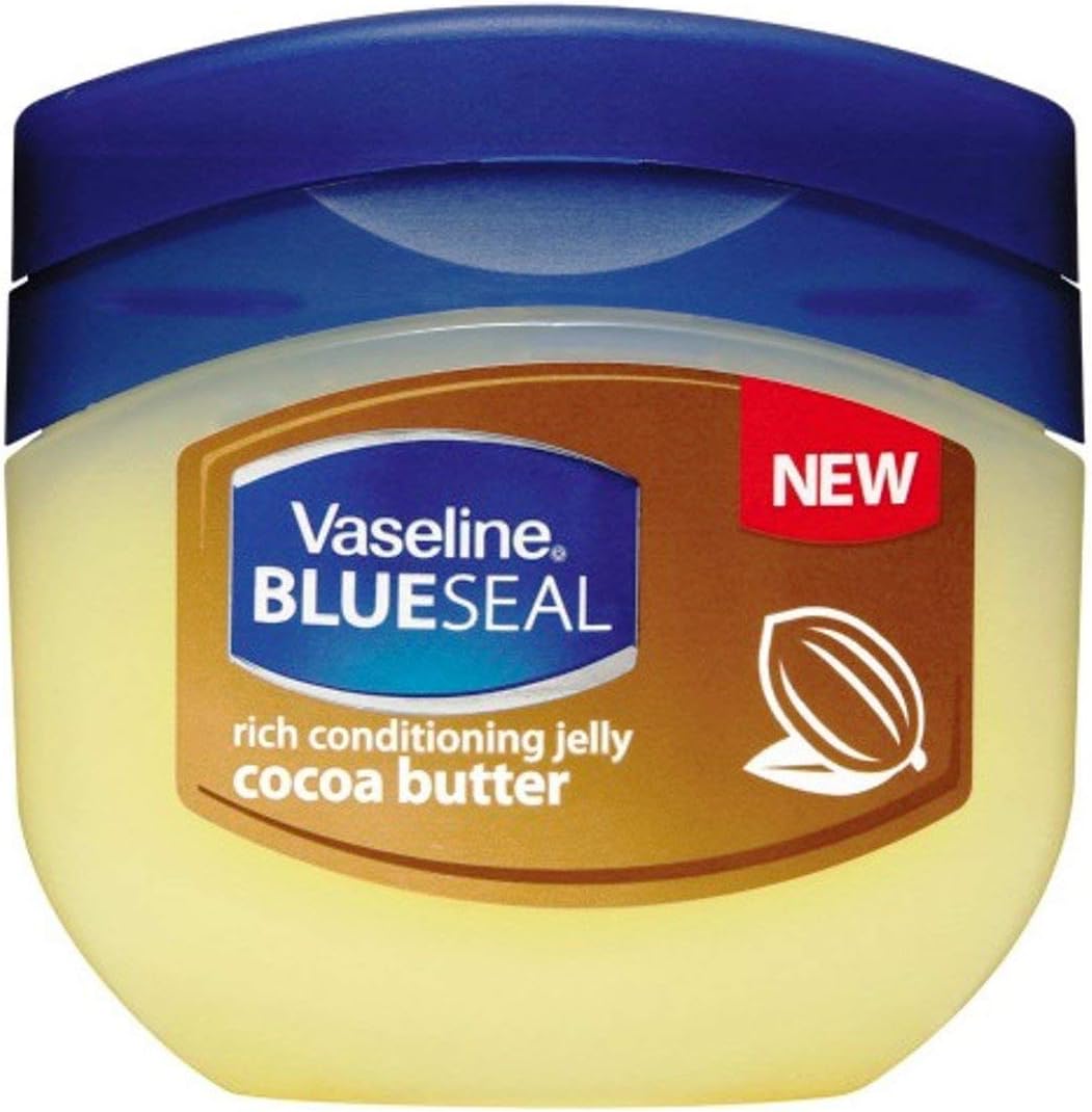 Vaseline 1 jalea acondicionadora rica en manteca de cacao Blueseal, 1.7 fl oz