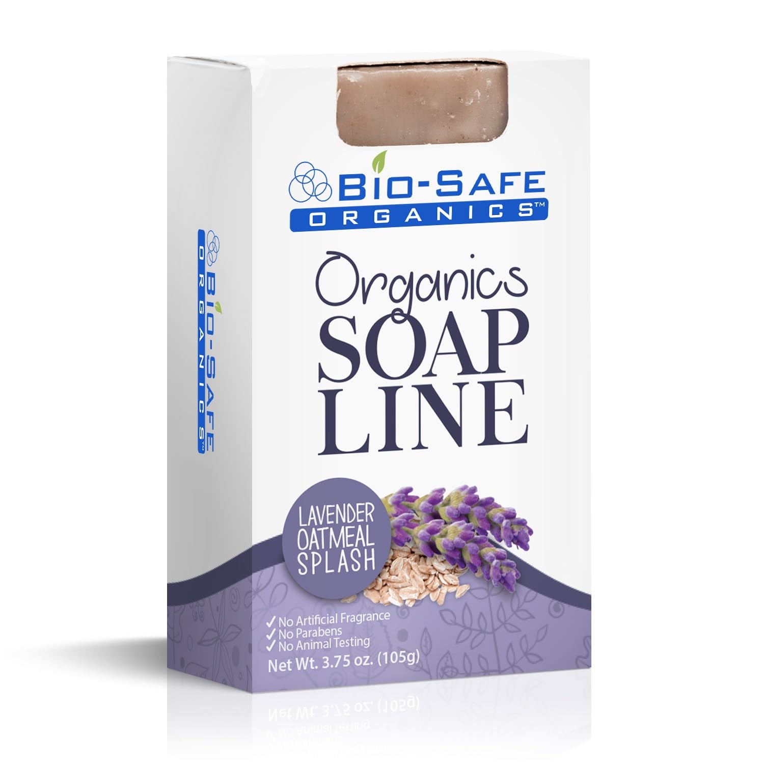 Jabón orgánico de avena de lavanda  Jabón de baño lujoso 100% orgánico hecho a mano  Jabón natural  Aromaterapia relajante para todas las pieles