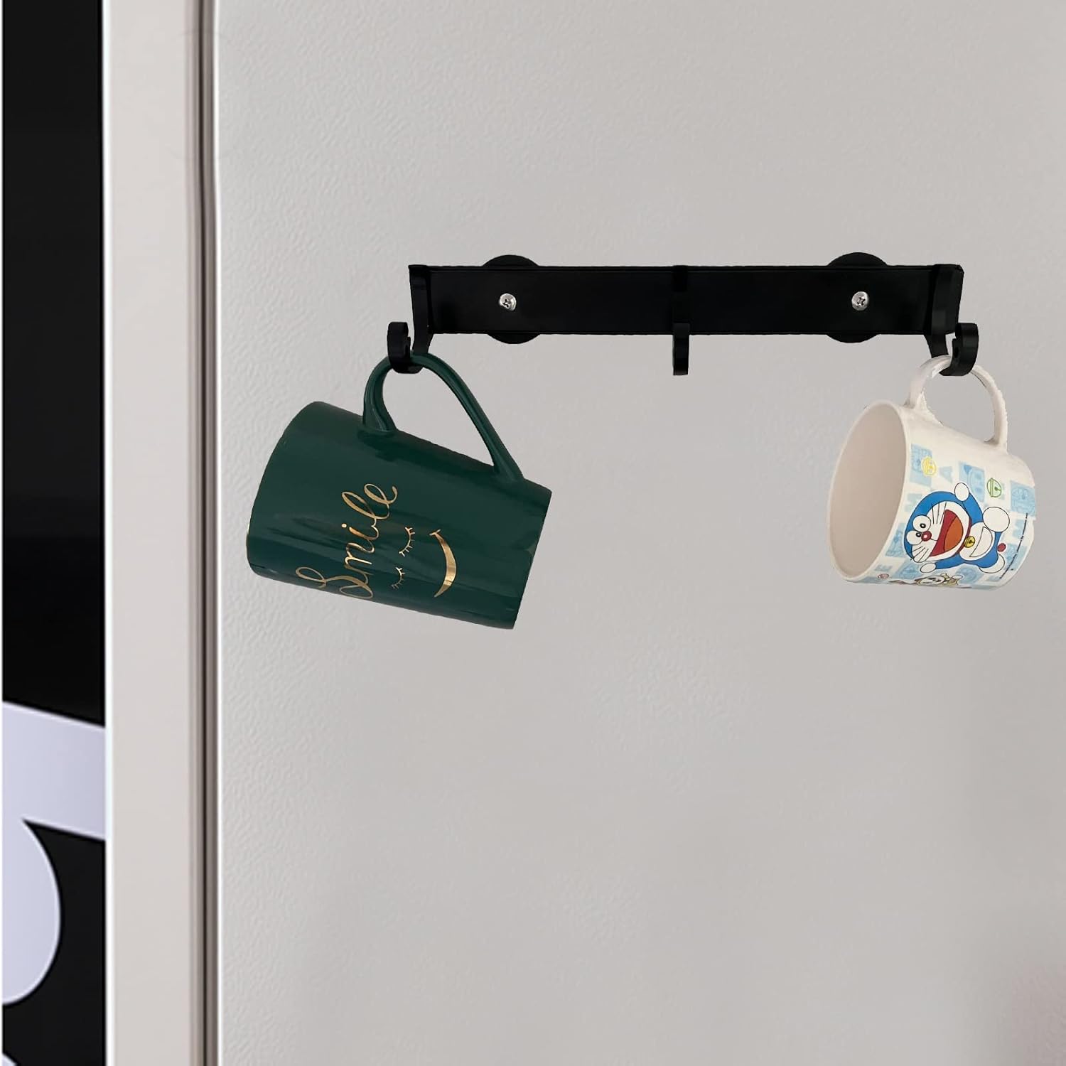 Pmsanzay Soporte magnético fuerte para tazas de café, ganchos para tazas de café, organizador de almacenamiento para tazas de café, tazas de té en