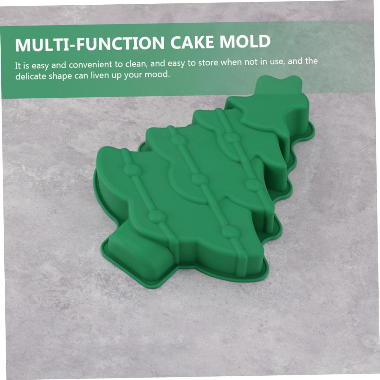 Abaodam 4 moldes de silicona para tartas de Navidad, mini malvaviscos para chocolate caliente, caramelo de Navidad, árbol de Navidad, molde de