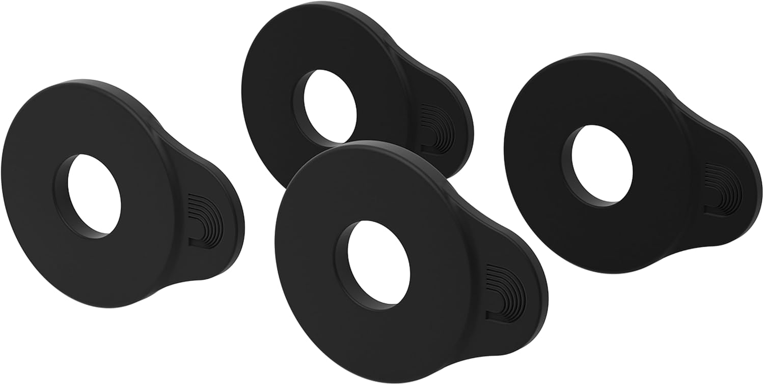 D’Addario Accessories Bloques de correa de bloqueo flexible – Cierra las correas en su lugar – Protege tu instrumento sin modificaciones ni