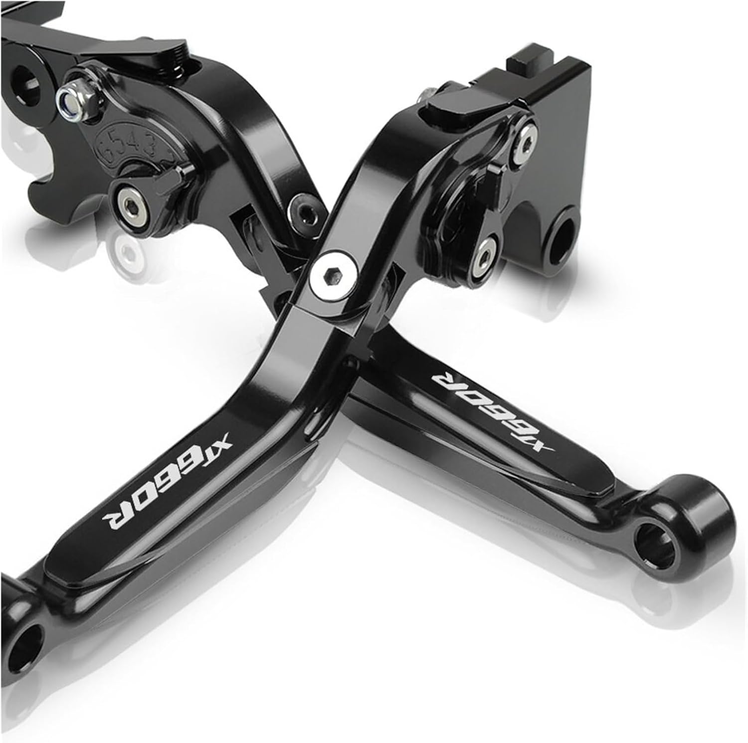 Motorbike Drum Brakes Motorcycle Handle Levers Brake Clutch Lever for Yamaha XT660R XT660 R 2004-2016 Reservoir Levers (Color  A)