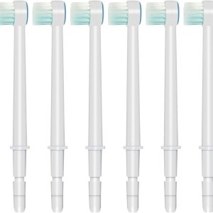 Puntas de repuesto para Waterpik Aquarius Water Flosser Waterpik Cabezales de repuesto para cepillos de dientes e irrigadores orales (6 puntas de Puntas de repuesto para Waterpik Aquarius Water Flosser Waterpik Cabezales de repuesto para cepillos de dientes e irrigadores orales (6 puntas de