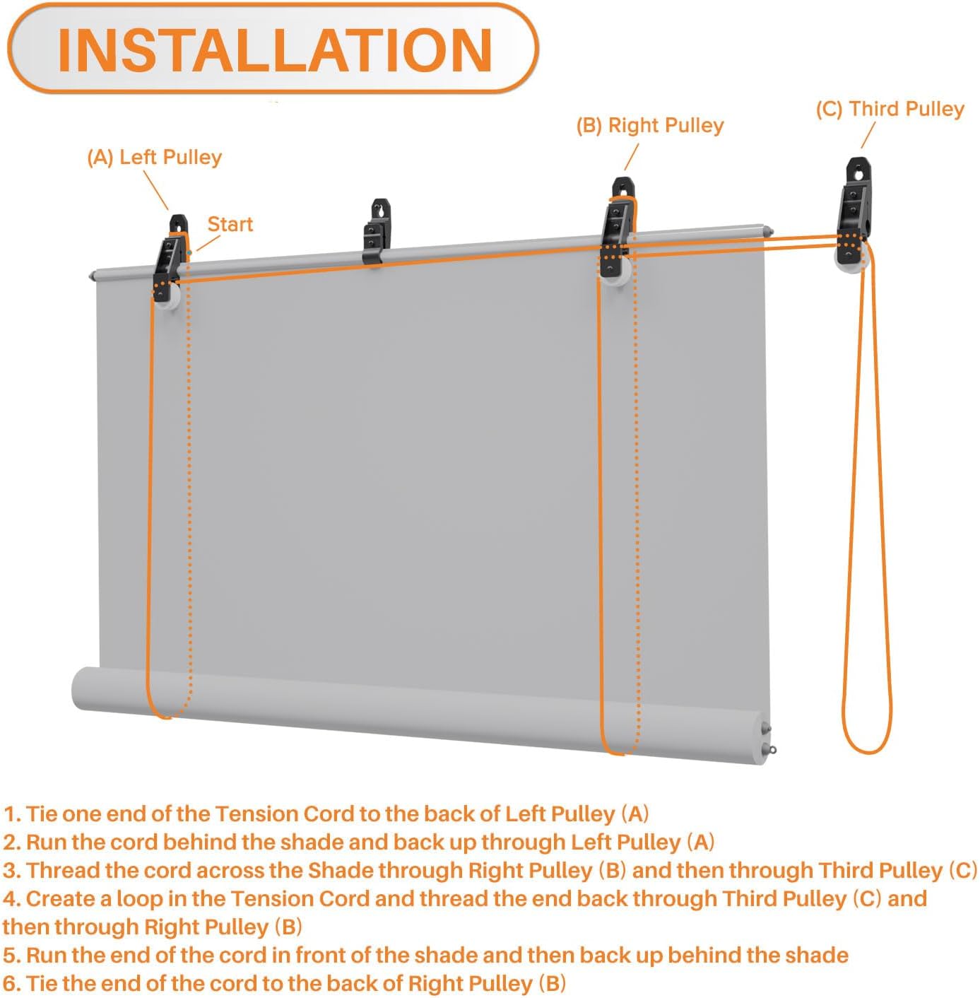 TANG Sunshades Depot – Cortina de rodillo para exterior
