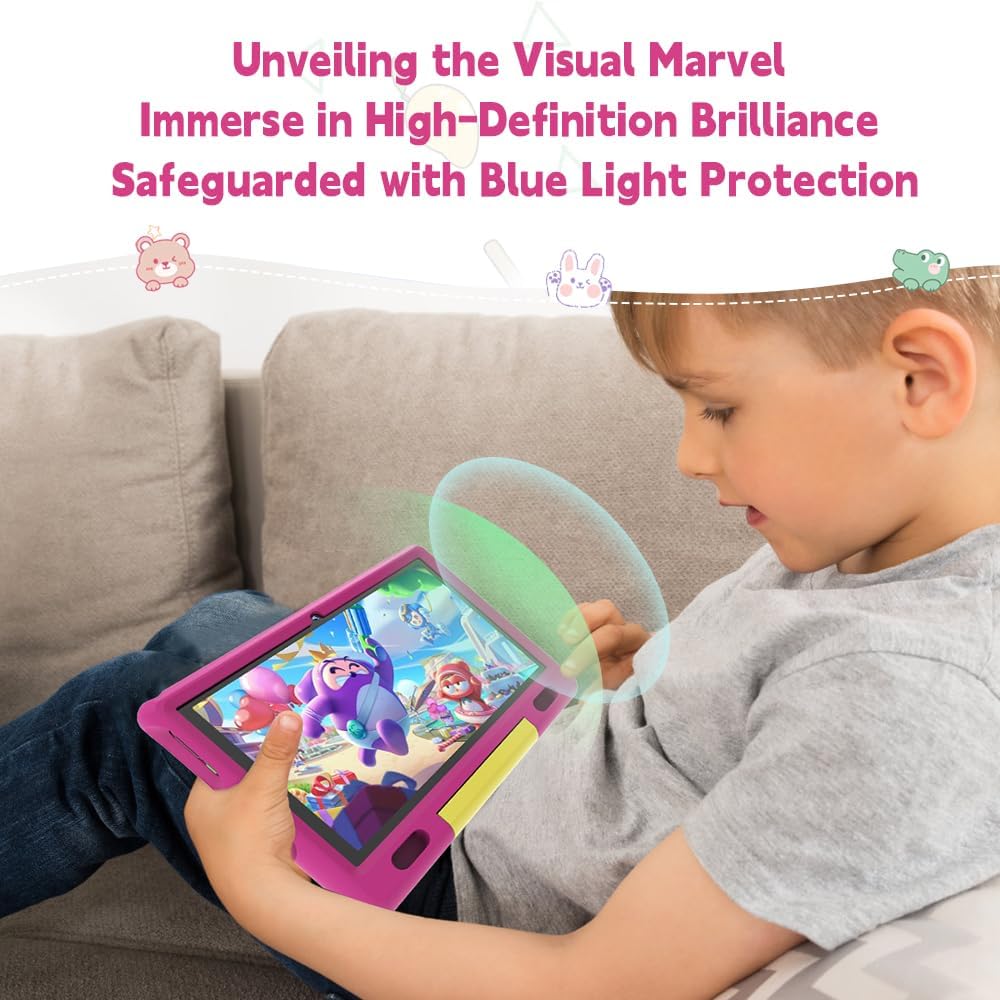 ApoloSign Tablet para niños de 10 pulgadas, tableta Android 13 para niños, 2+32 GB de almacenamiento, aplicaciones educativas preinstaladas con
