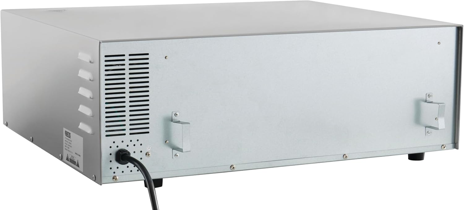 Kratos 29M-036 Horno eléctrico comercial de pizza de 16 pulgadas, 120 V, 1700 vatios, horno de pizza de acero inoxidable para restaurantes, cocina