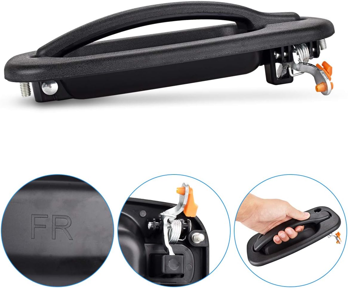 FAERSI Manija de puerta exterior exterior Lado del pasajero delantero para 99 00 01 202 03 04 05 06 07 Silverado Tahoe Suburban Avalanche GMC Sierra