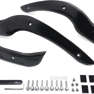 Kit de molduras de parabrisas de motocicleta compatible con H-D Road Glide 04-13 FLTR EFI FLTRI PNMT449-BK Kit de molduras de parabrisas de motocicleta compatible con H-D Road Glide 04-13 FLTR EFI FLTRI PNMT449-BK