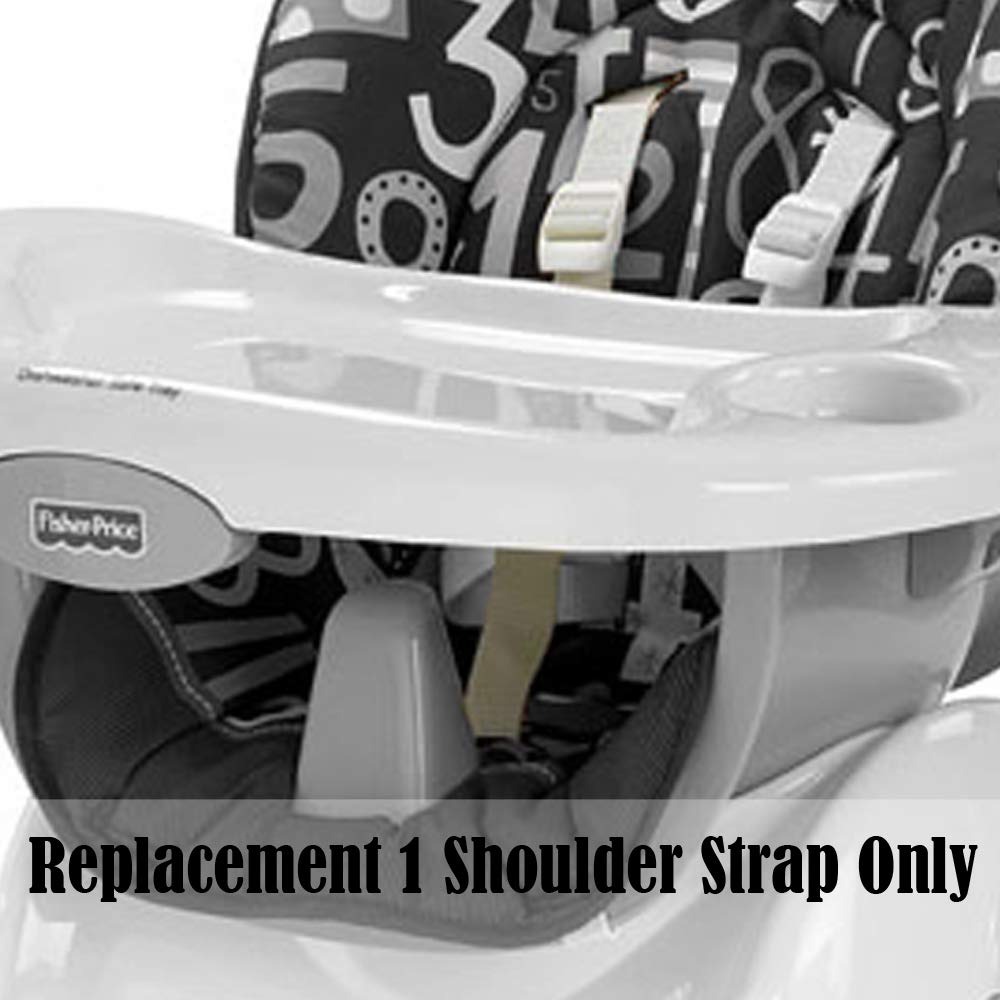 Correa de repuesto para silla alta  Fisher-Price Space-Saver W4120  Incluye 1 correa de hombro de repuesto  Se adapta a muchos modelos