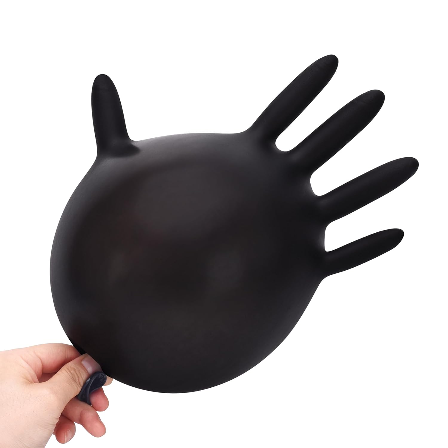 Schneider Guantes de nitrilo para examen, color negro, talla S, caja de 100 unidades, guantes desechables de nitrilo de 5 mil, sin látex, sin polvo,