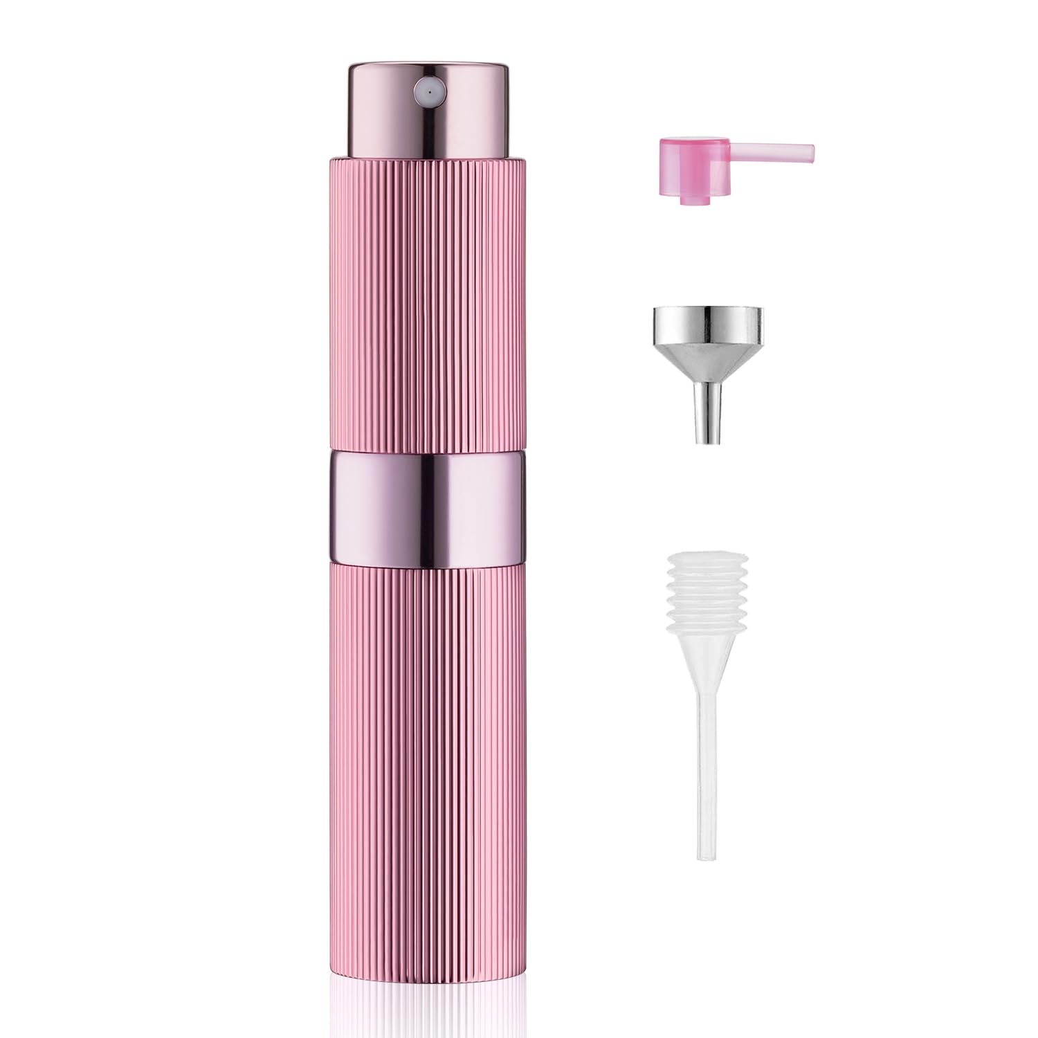LISAPACK Botella atomizadora de perfume de 0.3 fl oz, 1 pulverizador de colonia de viaje recargable, mini dispensador de perfume portátil vacío