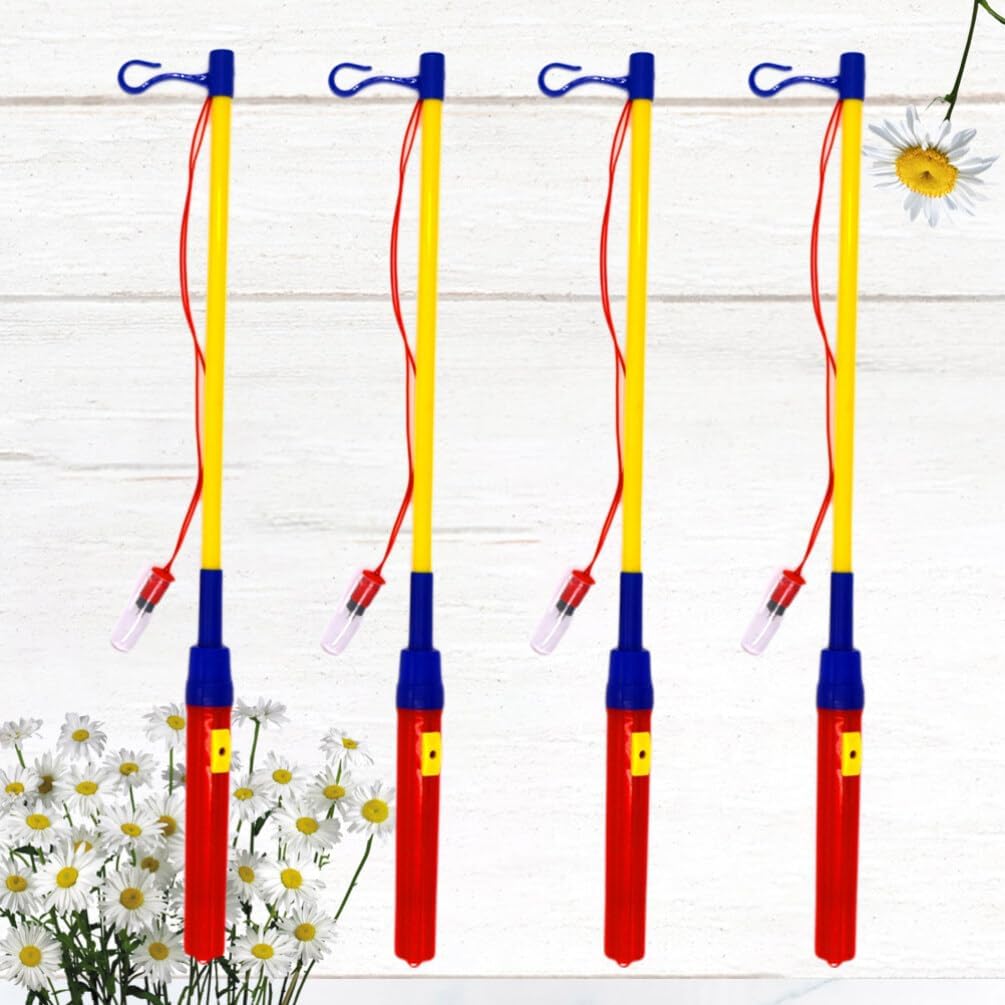 Housoutil 8 piezas de luz de favor Cm bombillas soporte para festival poste de batería palos electrónicos sin varillas de bricolaje regalos varilla