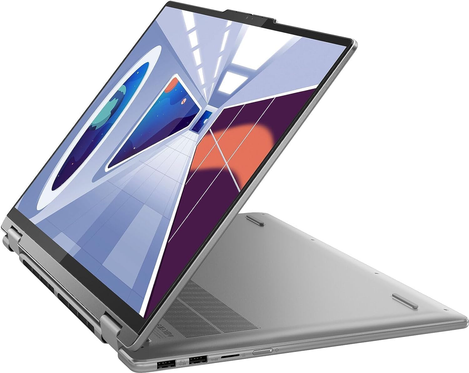 Lenovo 2023 – Laptop Yoga 7 2 en 1, pantalla táctil WUXGA de 16 pulgadas, AMD Ryzen 5 7535U, 8 GB DDR5 RAM, 1 TB SSD, AMD Radeon 660M, teclado