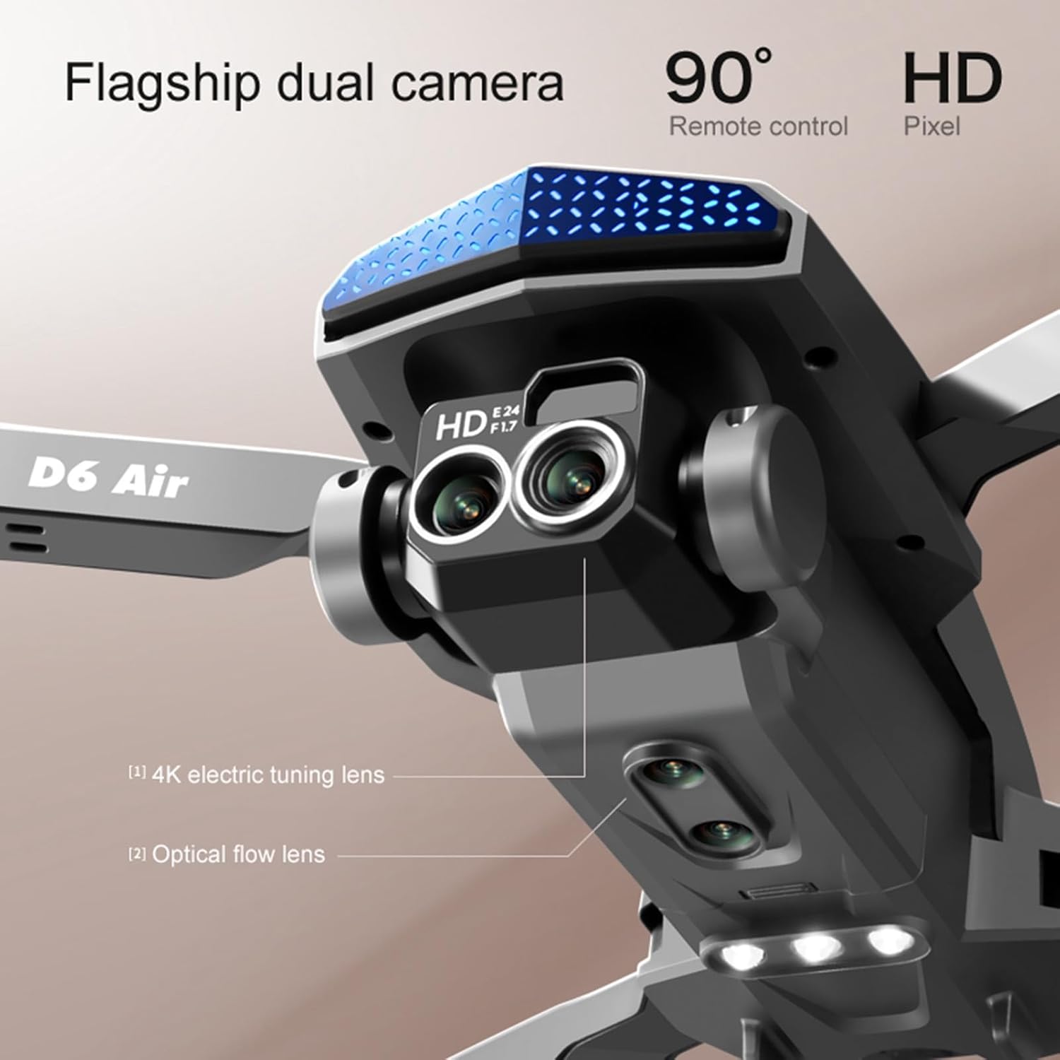 Drone with Camera for Kids Beginners Adults 1080P HD FPV Camera Remote Control Toys Gifts for Boys Girls – Altitude Hold, Headless Mode, One Key