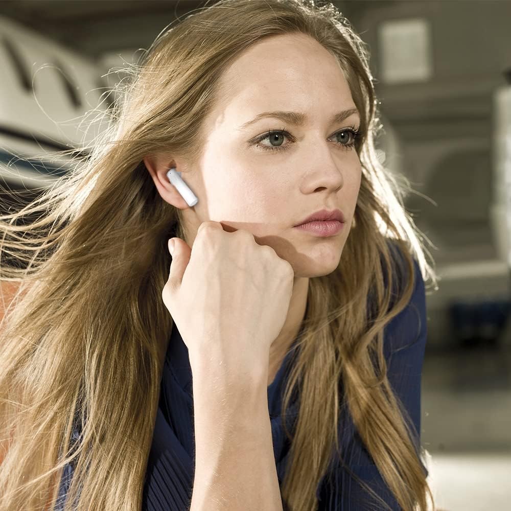 Acuvar Auriculares totalmente inalámbricos Bluetooth 5.2 solares recargables impermeables a prueba de sudor con micrófono, micro USB carga de