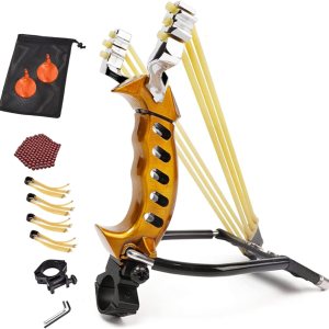 Juego de tirachinas profesionales fuertes, tirachinas para cazar cohetes con potencia de soporte de muñeca, tirachinas de catapulta de alta Juego de tirachinas profesionales fuertes, tirachinas para cazar cohetes con potencia de soporte de muñeca, tirachinas de catapulta de alta