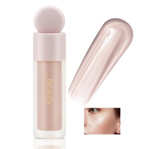 Boobeen Iluminador líquido de maquillaje luminizador brillante líquido para la cara – Crema iluminador iluminador corporal bronceador brillo suave Boobeen Iluminador líquido de maquillaje luminizador brillante líquido para la cara – Crema iluminador iluminador corporal bronceador brillo suave