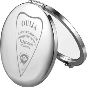 FEELMEM Ouija Espejo de maquillaje compacto regalo Oujia Board Gift Wiccan Jewelry Game Lover Gift Ouija Gamer Jewelry FEELMEM Ouija Espejo de maquillaje compacto regalo Oujia Board Gift Wiccan Jewelry Game Lover Gift Ouija Gamer Jewelry