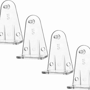 4 clips de sujeción para riel inferior de color transparente para persianas de alto perfil de 2 pulgadas 4 clips de sujeción para riel inferior de color transparente para persianas de alto perfil de 2 pulgadas