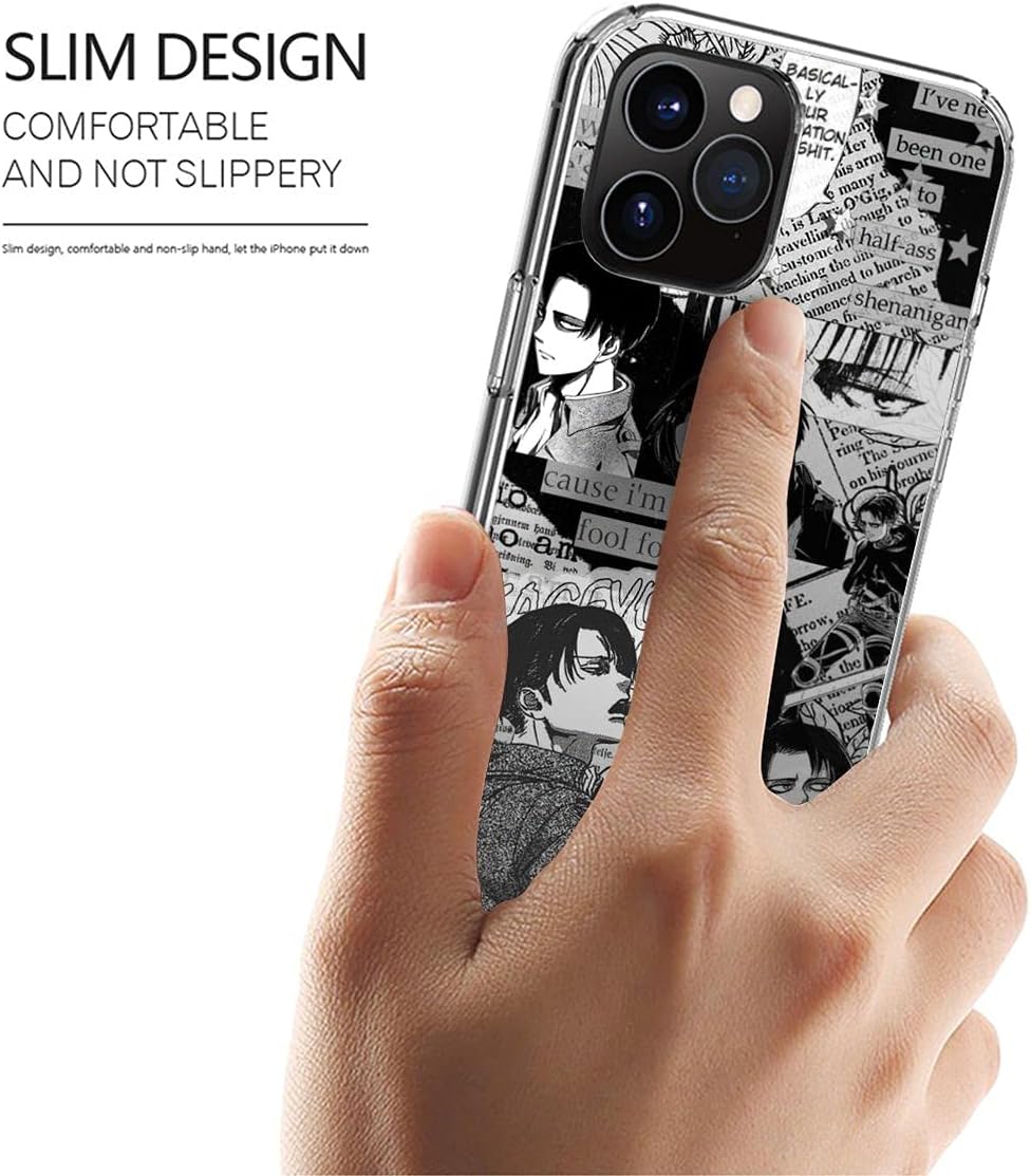 Funda para teléfono Levi Protect Ackerman a prueba de golpes, accesorios de TPU compatible con iPhone 14 Pro Max 13 12 11 X Xs Xr 8 7 6 6s Mini Plus