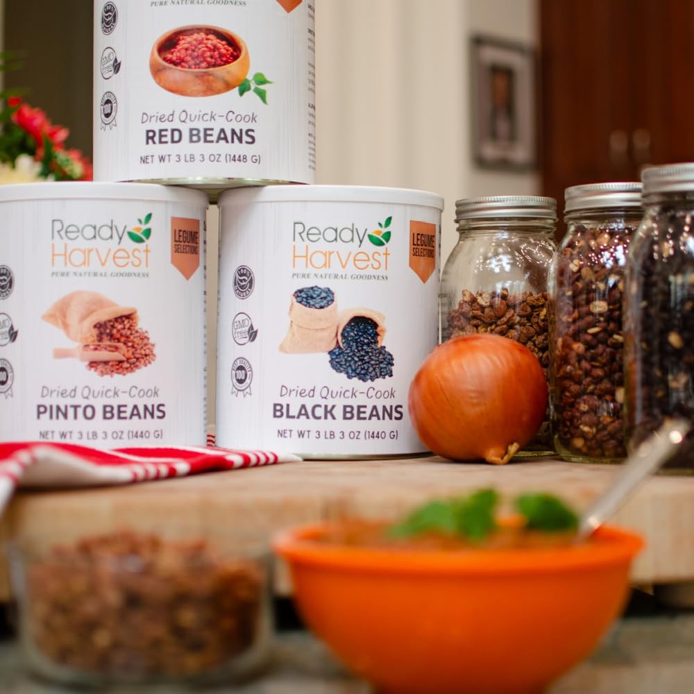 Ready Harvest Quick-Cook Frijoles pintos enlatados Frijoles secos Frijoles secos  Alimentos enlatados  Suministros de alimentos de emergencia