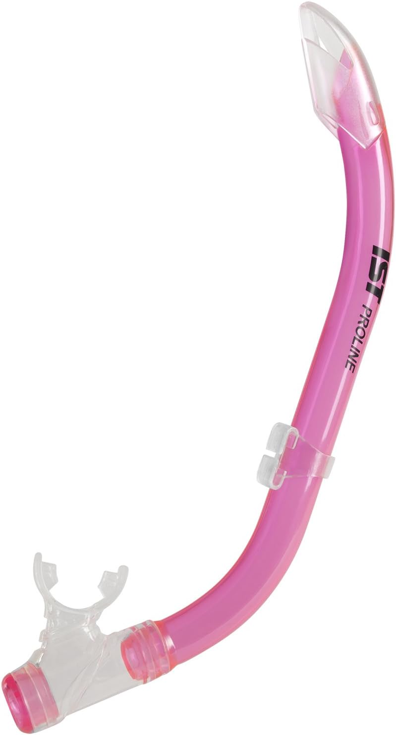 IST Snorkel junior con protección contra salpicaduras y purga (rosa)