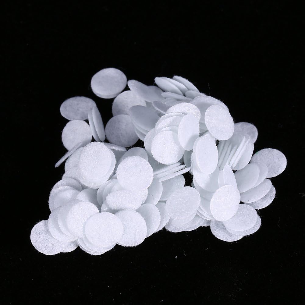 100 filtros de algodón, filtros de algodón opcionales de 7 diámetros diferentes, filtros de repuesto para aspiradora facial, accesorios de esponja
