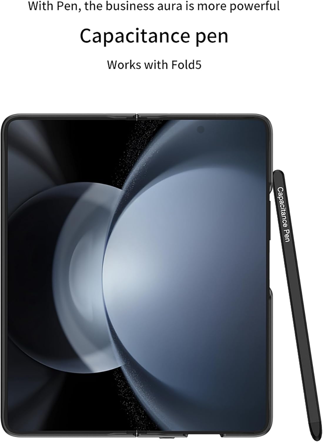 Galaxy Z Fold 5 S Pen para Samsung Galaxy Z Fold 5, S Pen Fold Edition solo compatible (negro)
