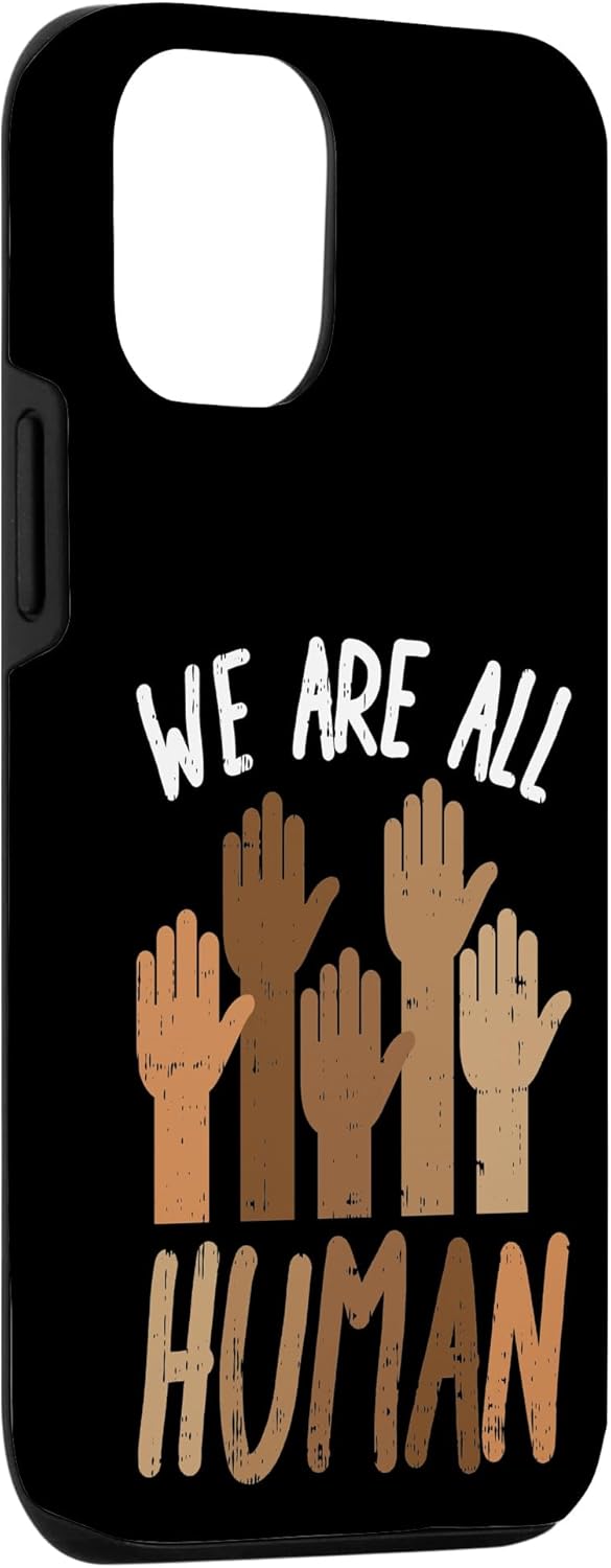 iPhone 14 We Are All Human Melanin Black Pride – Funda de regalo afroamericana