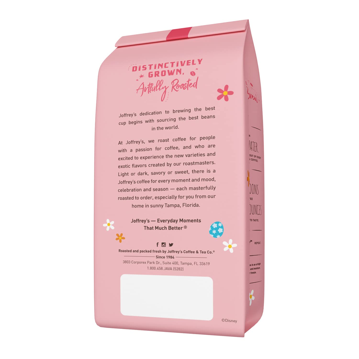 Joffrey’s Coffee – Hoppity Ever After, Disney Spring Edition Coffee, granos de café arábigo, tostado medio, café con sabor a caramelo robusto y