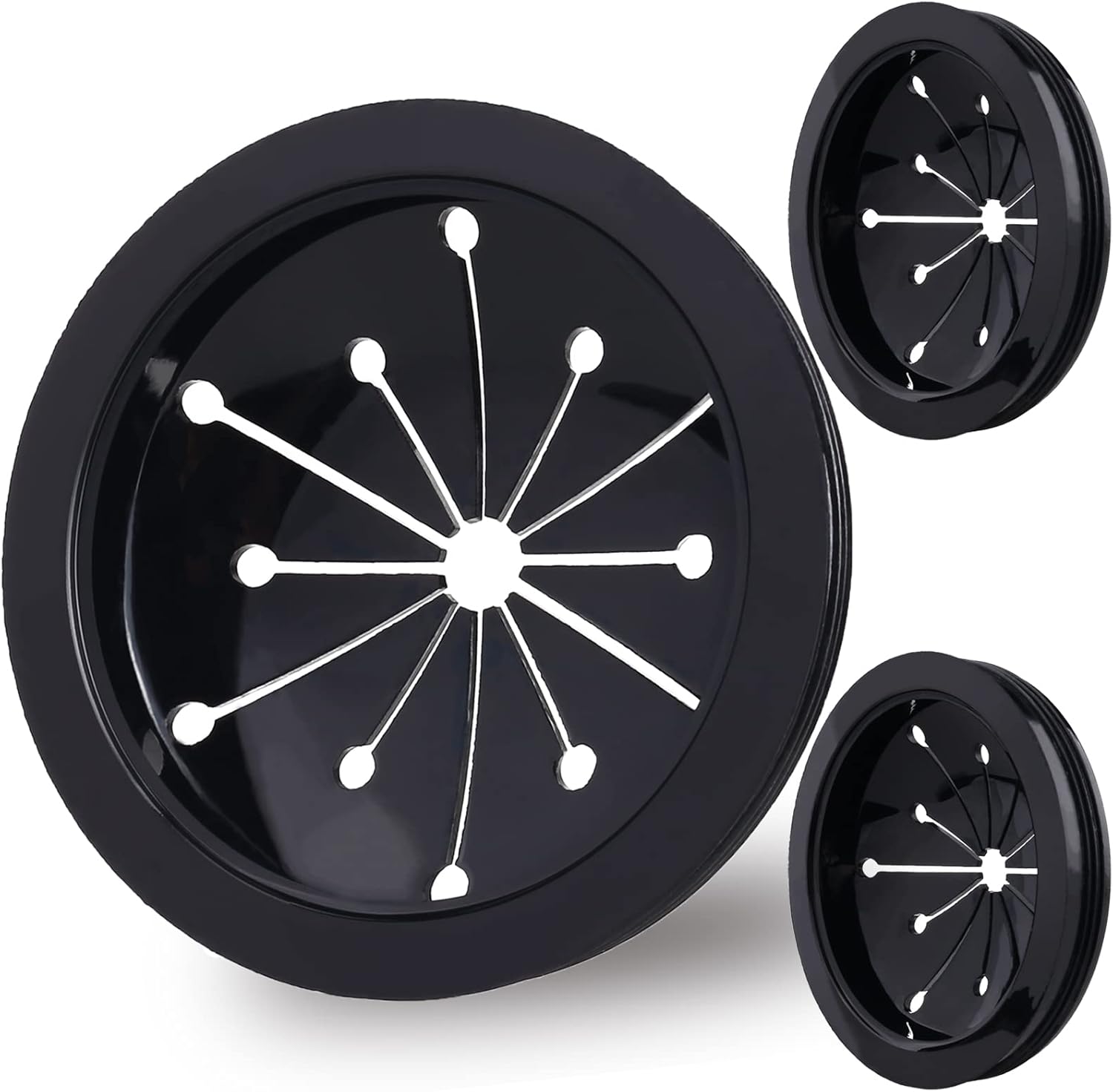 3 Packs Garbage Disposal Splash Guard Sink Baffle, 3-18 Inch Food Waste Disposer Accessories, Suitable for Waste King, Whirlaway and GE Models