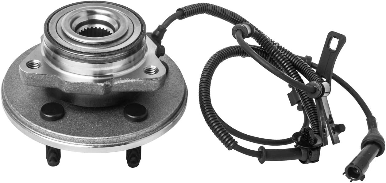 515078 x2 (par) Cojinete de rueda delantera y conjunto de cubo compatible con Ford Explorer Mercury Mountaineer 2006-2010 Explorer Sport Trac (exc.