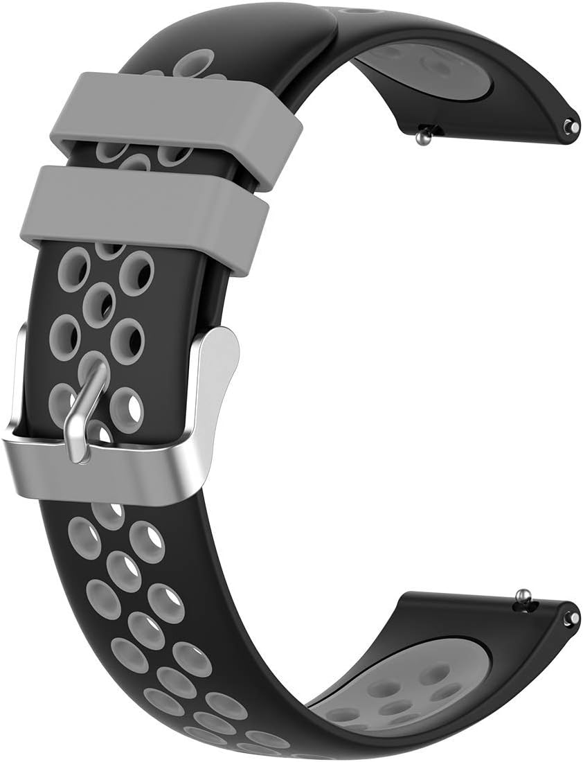 Correas deportivas de repuesto compatibles con Coros Pace 3APEX 1.811 inApex Pro correas de reloj ajustables de liberación rápida bandas de silicona