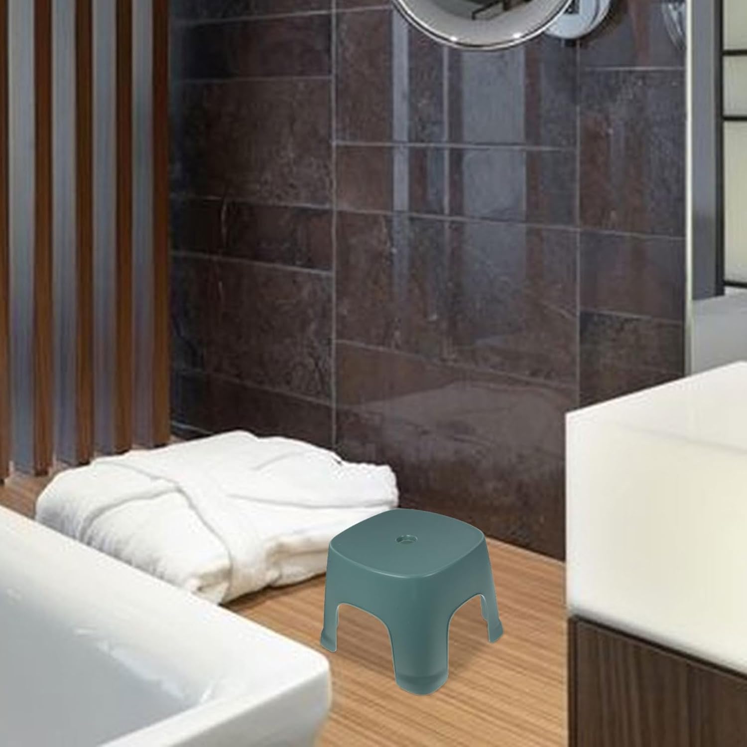 Taburete bajo de baño para niños pequeños, taburete de pie para el hogar, taburete de plástico para inodoro, taburete de baño para niños pequeños,