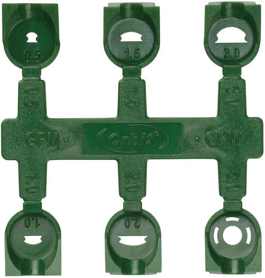Orbit 55035 Estante de boquillas para rociadores de agua Saturn IIIIV y Titan Gear-Drive Rotor