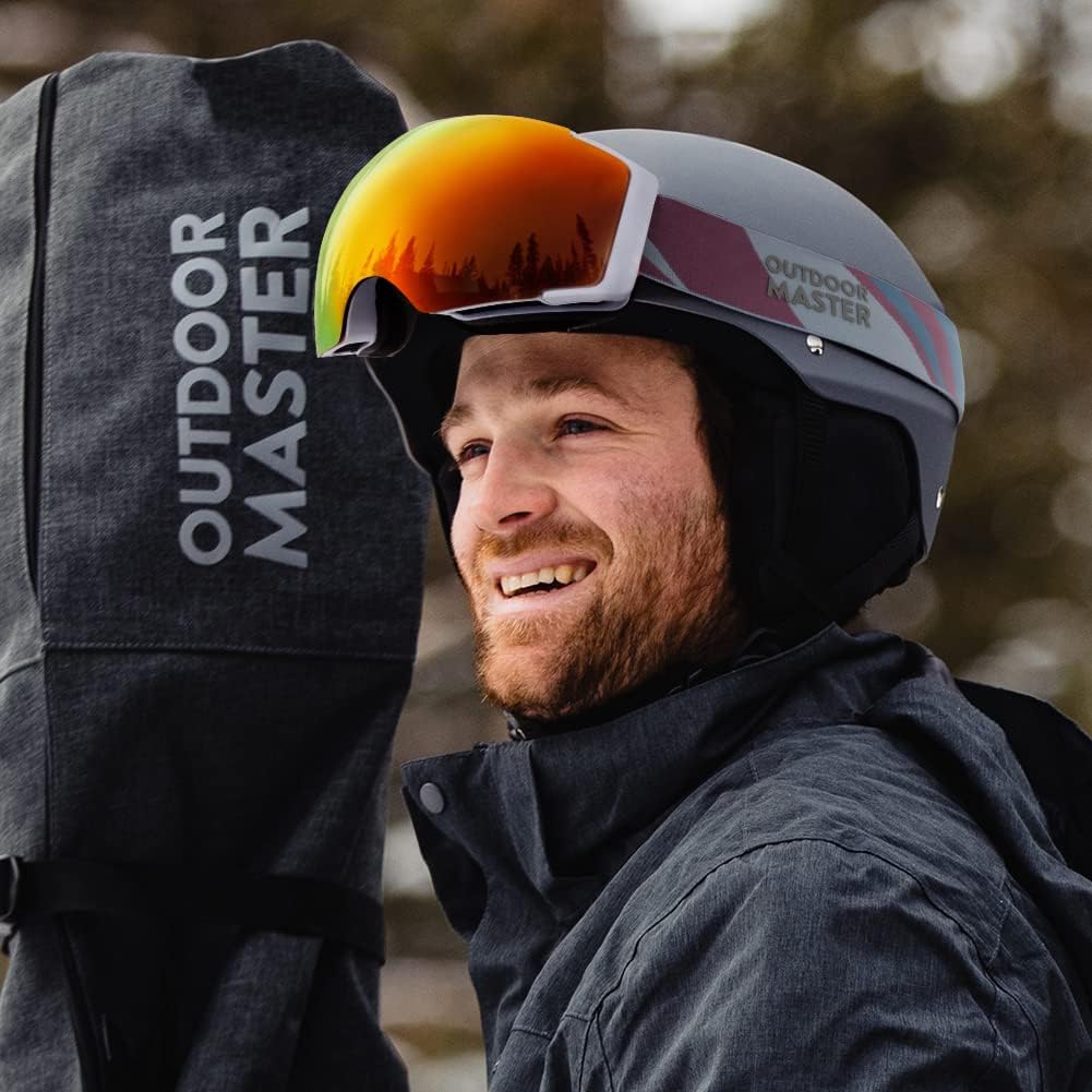 OutdoorMaster Zealot – Gafas antiempañamiento con color optimizado para esquí o snowboard.