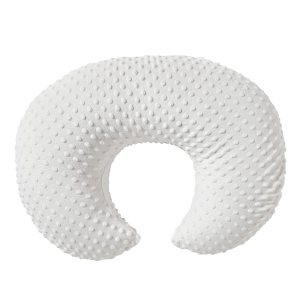 Funda de almohada de lactancia para lactancia materna Fundas de almohada Minky Dot Cover (blanco) Funda de almohada de lactancia para lactancia materna Fundas de almohada Minky Dot Cover (blanco)