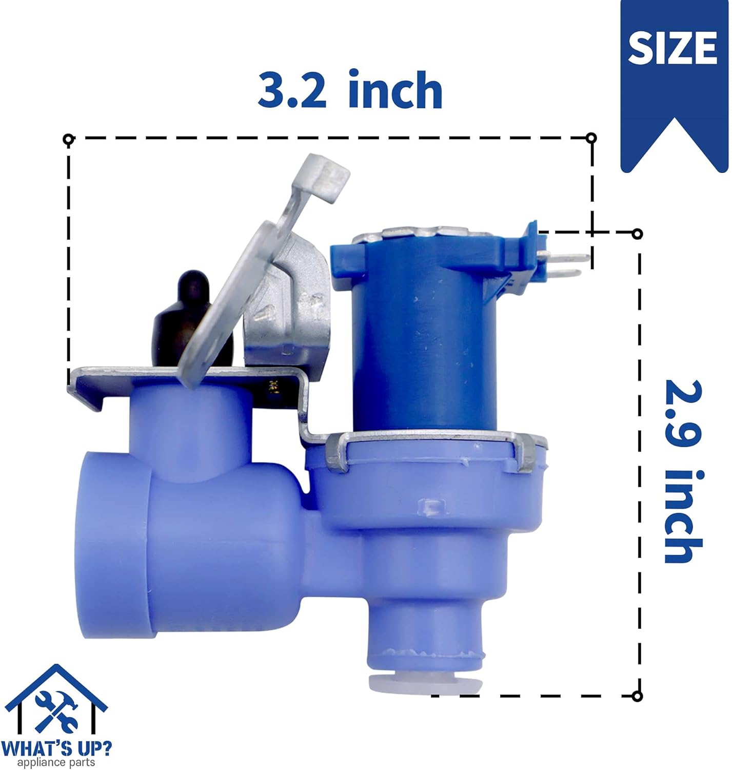 What’s Up MJX41178908 Nueva Producción OEM para LG Refrigerador Válvula de Entrada de Agua Reemplazo Reemplazo AP4451762 1398828 AH3536019 EA3536019