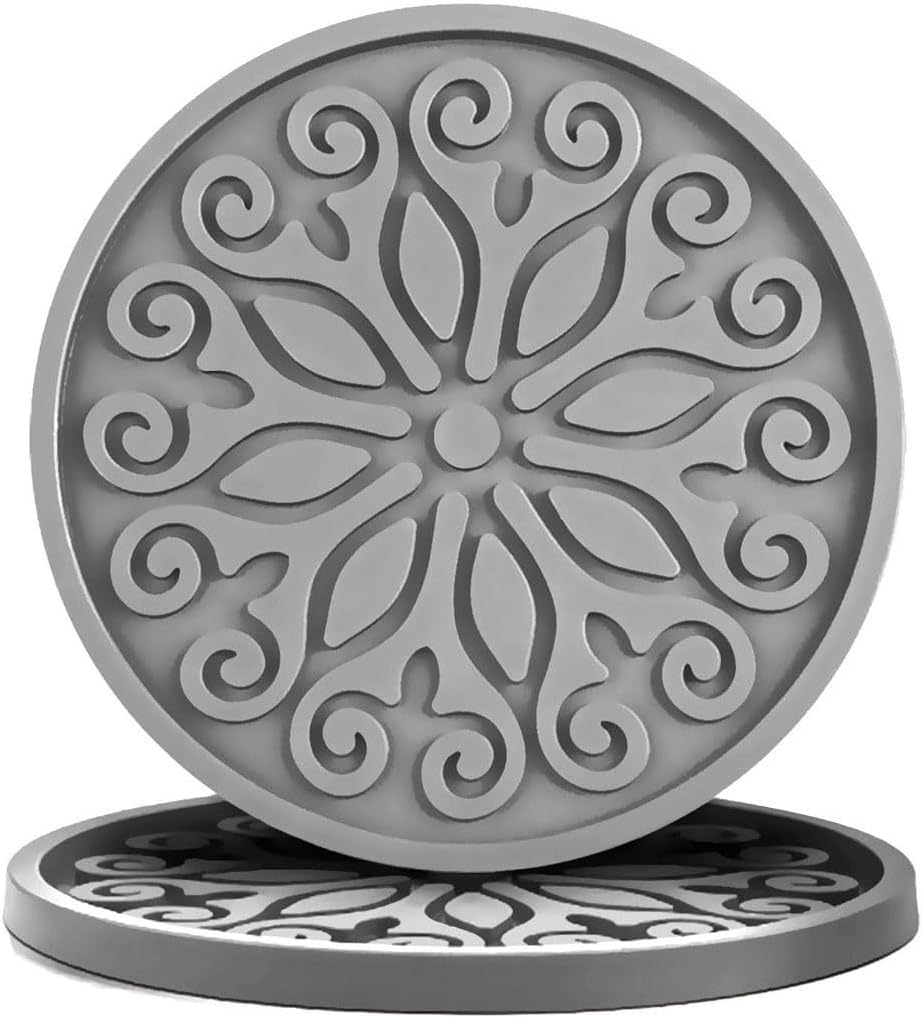 Posavasos de silicona para bebidas, resistentes y reutilizables, gran regalo para cumpleaños, inauguración de la casa, decoración de habitación,