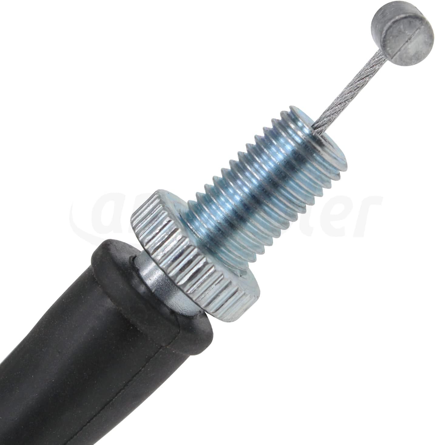 Empuñaduras de mango del acelerador (para barra de mano de 0.866 in) y cable del acelerador (50 pulgadas) piezas de repuesto para ATV Quad Pit Bike