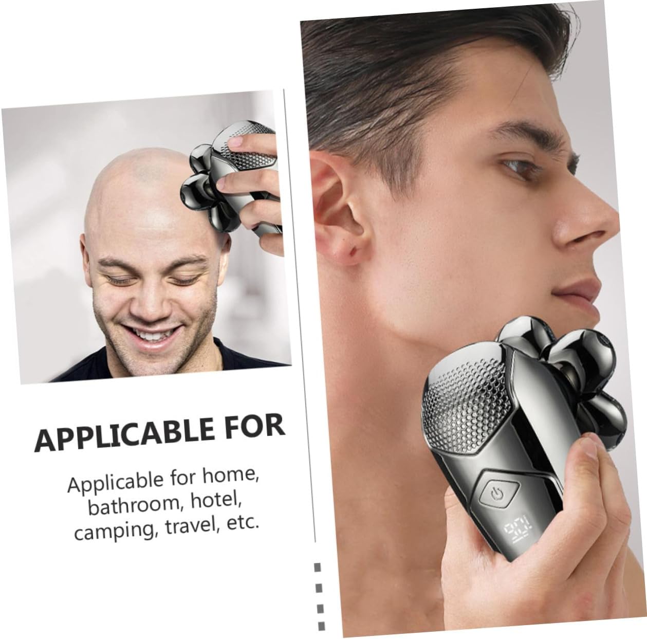 FOMIYES 3 juegos de afeitadora eléctrica para barba, cortadora de pelo de nariz, maquina de afeitar para hombre y hombre, kit de aseo de peluquería