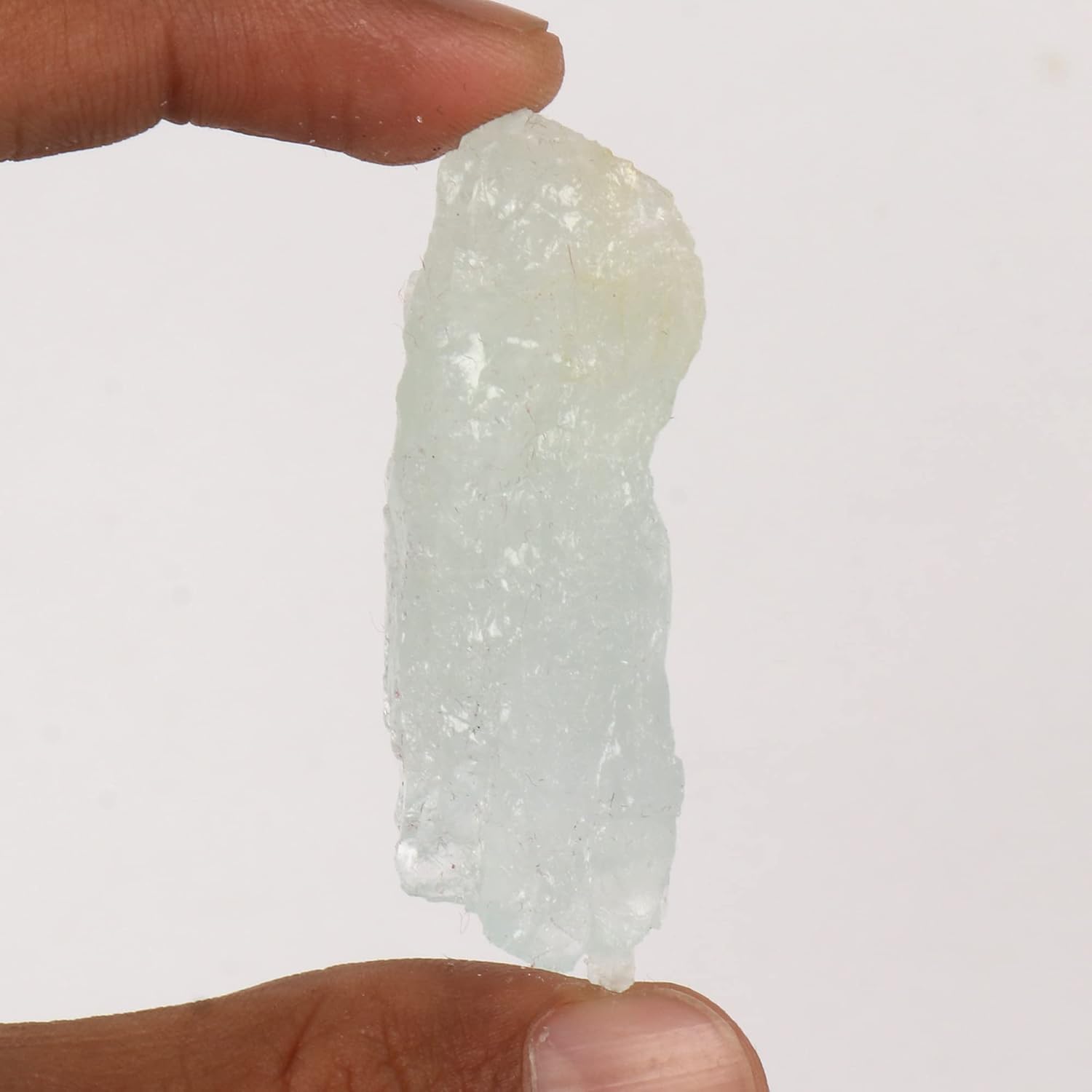 GEMHUB Cristales curativos de aguamarina con piedras preciosas sueltas de 52.75 quilates, piedra energética, piedra gruesa y suelta