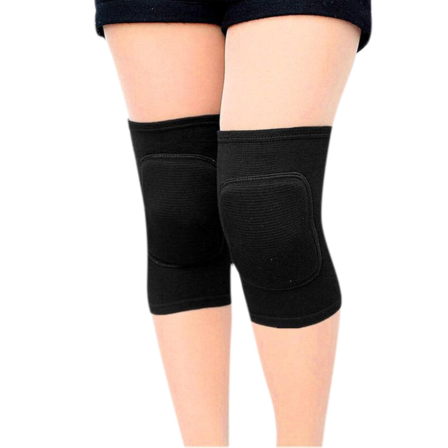 ANKOMINA Rodillera para adultos y niños, antideslizante, transpirable, flexible, elástica, rodillera, protección para el codo, para voleibol,