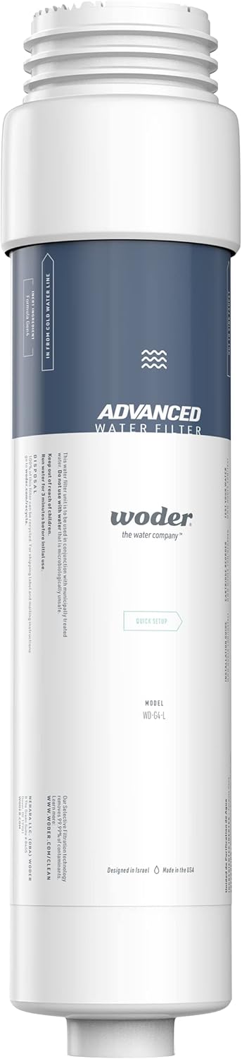 Woder Gen4 WD-G4-REP – Cartucho de repuesto para sistemas WD-G4 (una etapa) y WD-D-FRM-G4, WD-D-20M-G4 y WD-D-HM-G4 de doble etapa (como segunda