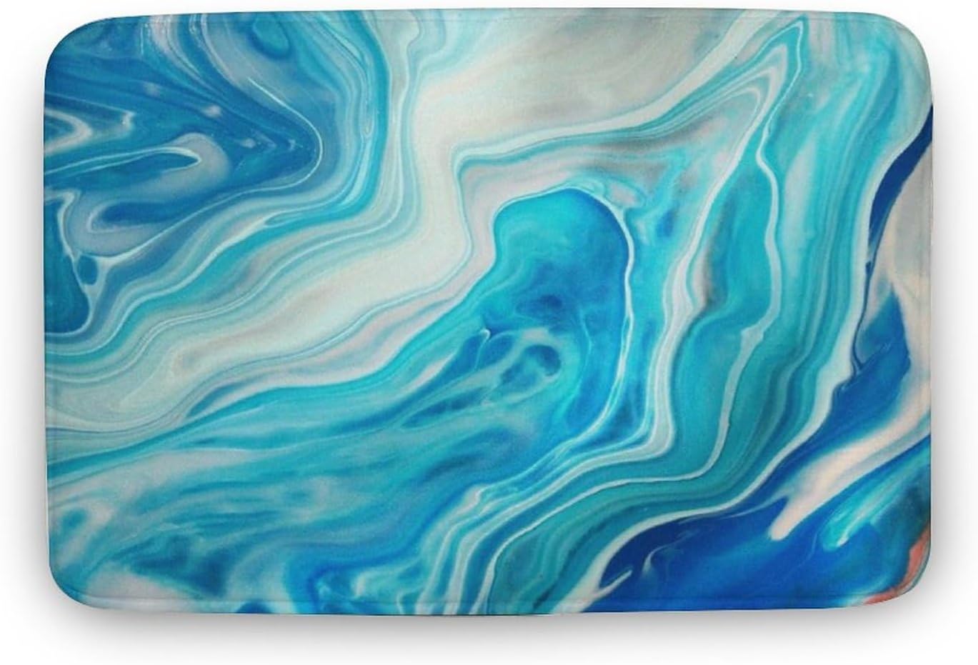 Tapete de baño para baño, súper absorbente, de secado rápido, con parte trasera de goma, antideslizante, de diatomita, 20 x 32 pulgadas